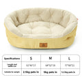 All Seasons Plush Dog Bed with Cooling Pad Option