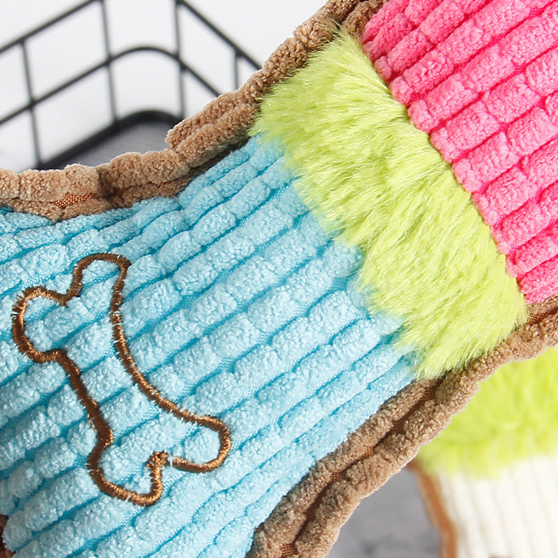 Plush Squeaker Pet Chew Toy