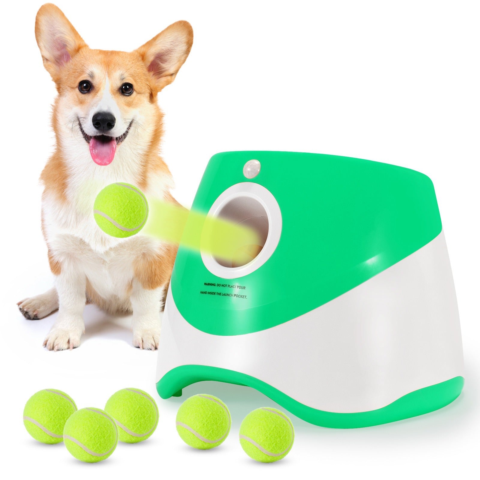 Automatic Dog Ball Launcher Toy