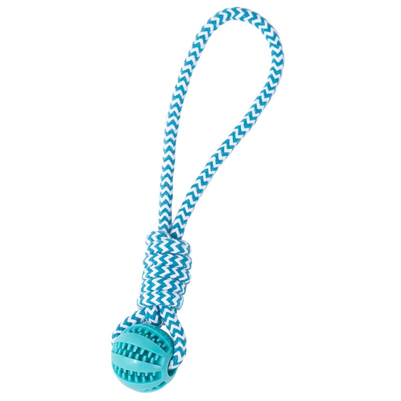 Dog Chew Toy Tug Rope Treat Ball