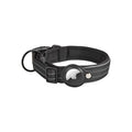 Adjustable Dog Collar and Leash Set with Tracker Slot